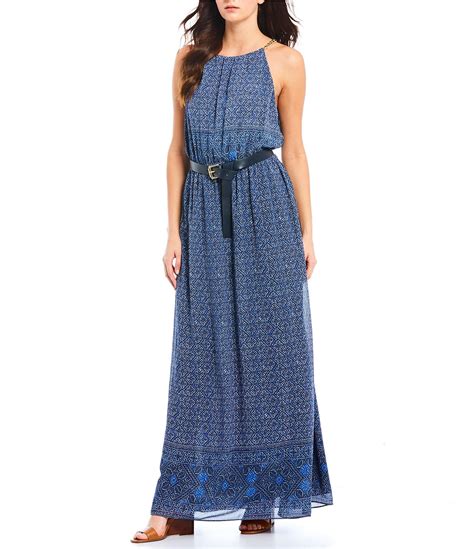 chain neck maxi dress michael kors|michael michael kors chain neck maxi dress .